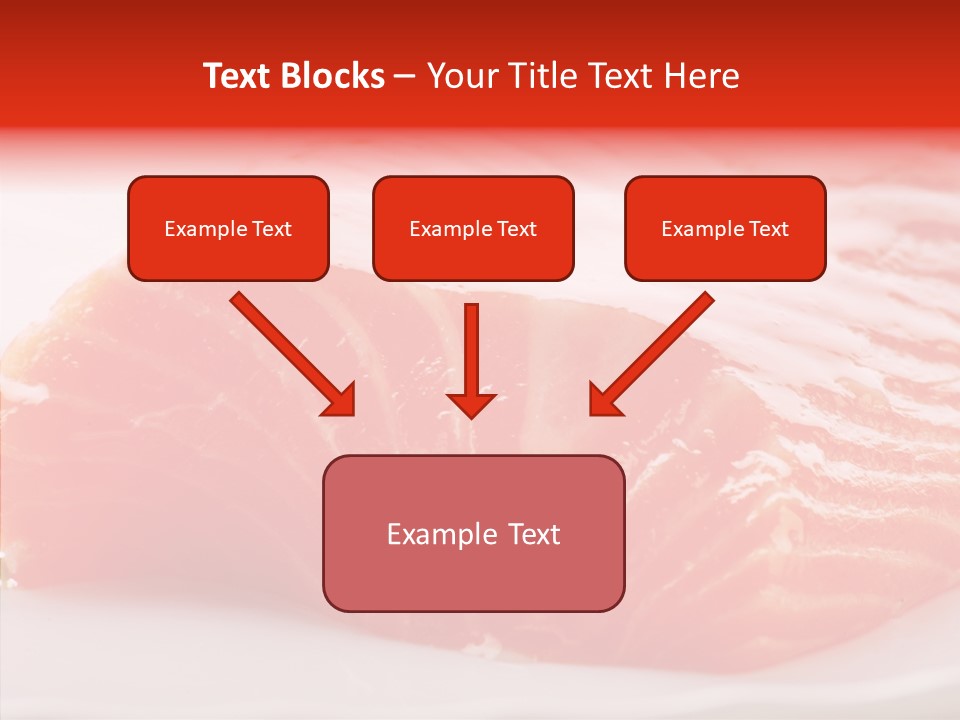 Kitchen Food Salmon PowerPoint Template
