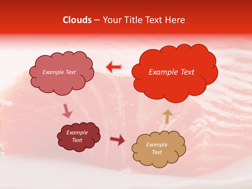 Kitchen Food Salmon PowerPoint Template