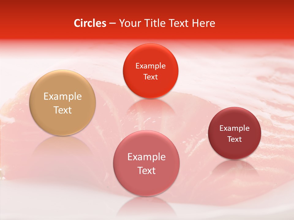 Kitchen Food Salmon PowerPoint Template