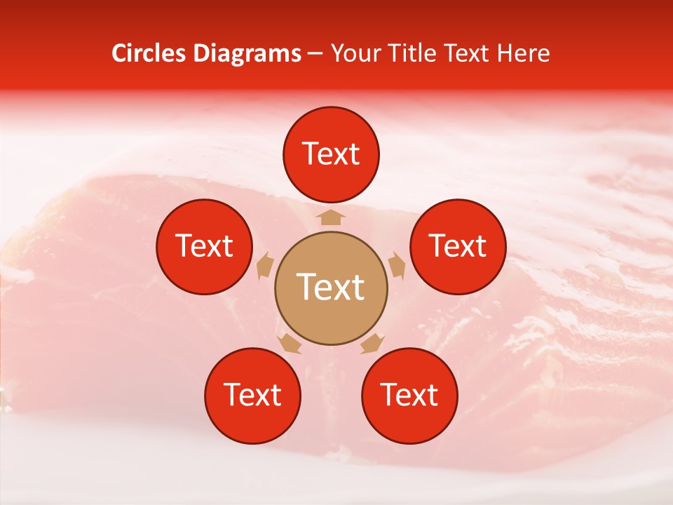 Kitchen Food Salmon PowerPoint Template