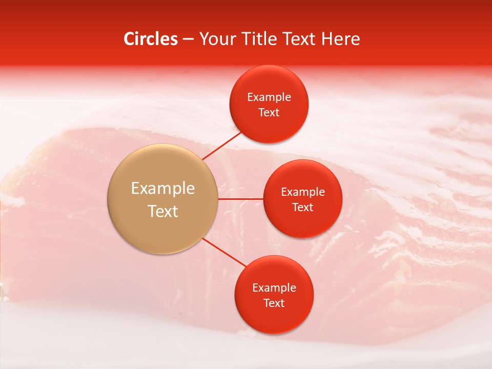 Kitchen Food Salmon PowerPoint Template