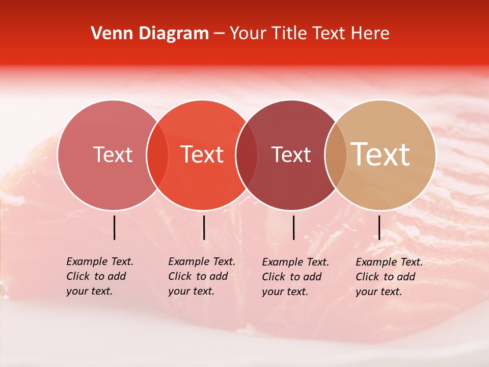 Kitchen Food Salmon PowerPoint Template