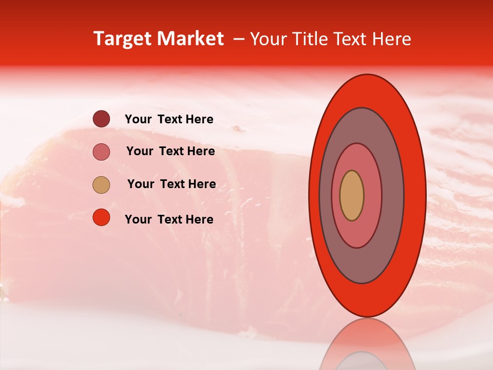 Kitchen Food Salmon PowerPoint Template