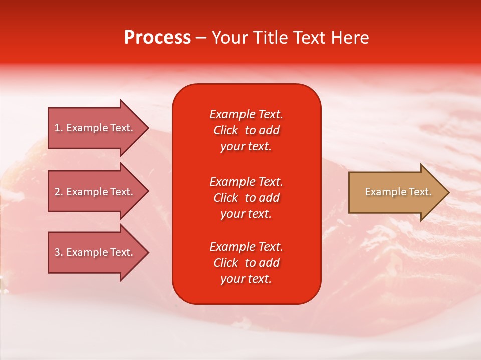 Kitchen Food Salmon PowerPoint Template