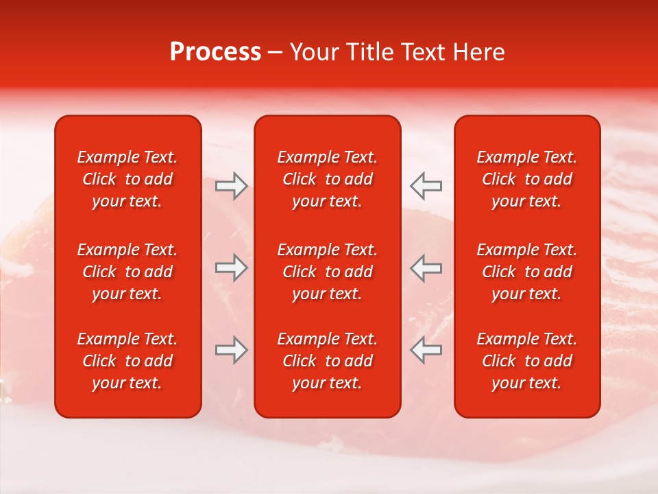 Kitchen Food Salmon PowerPoint Template
