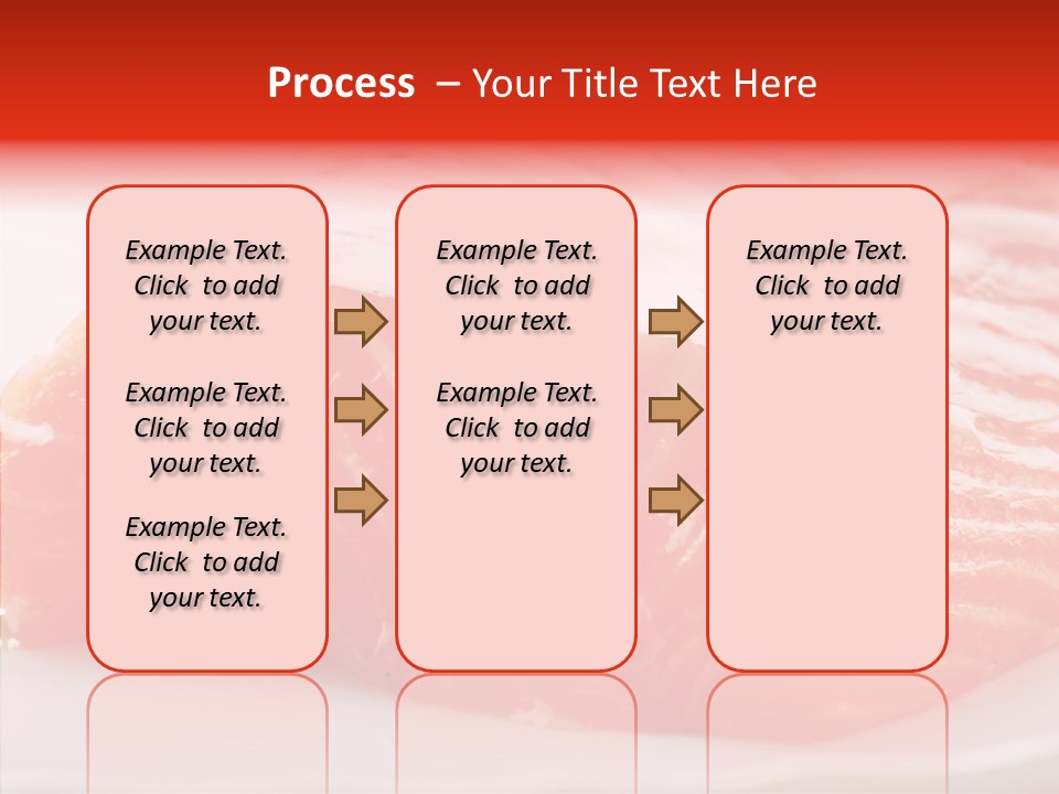 Kitchen Food Salmon PowerPoint Template