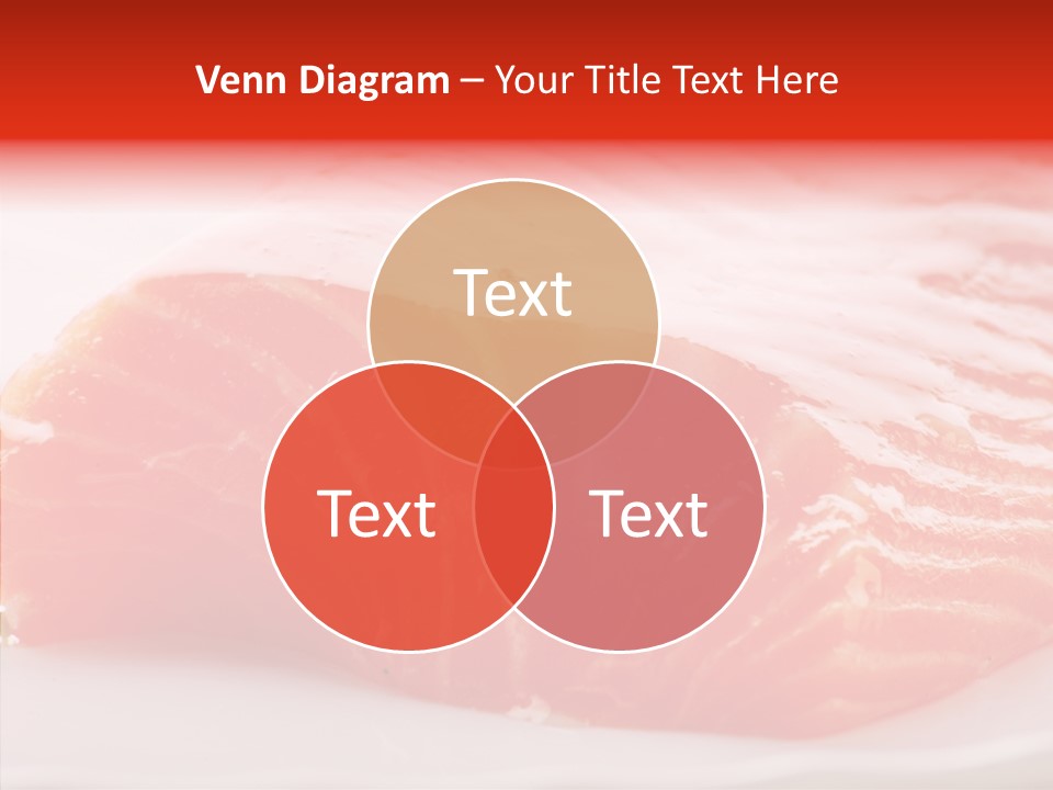 Kitchen Food Salmon PowerPoint Template