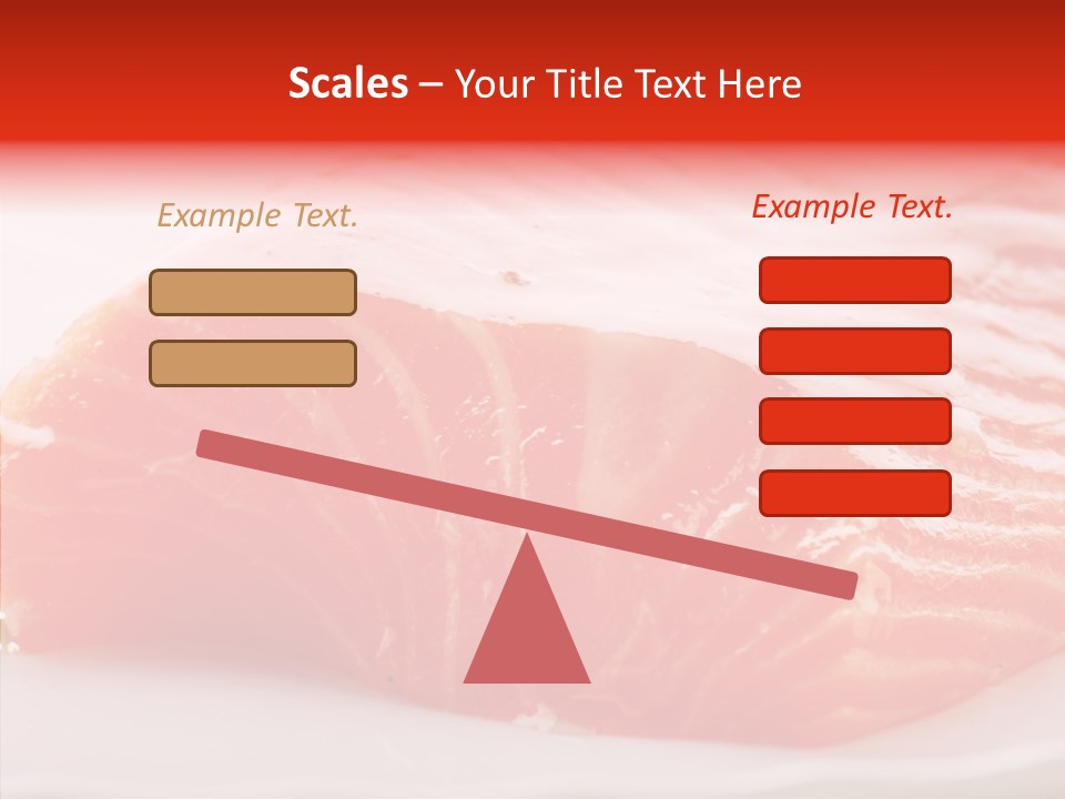 Kitchen Food Salmon PowerPoint Template