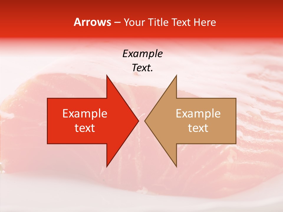 Kitchen Food Salmon PowerPoint Template