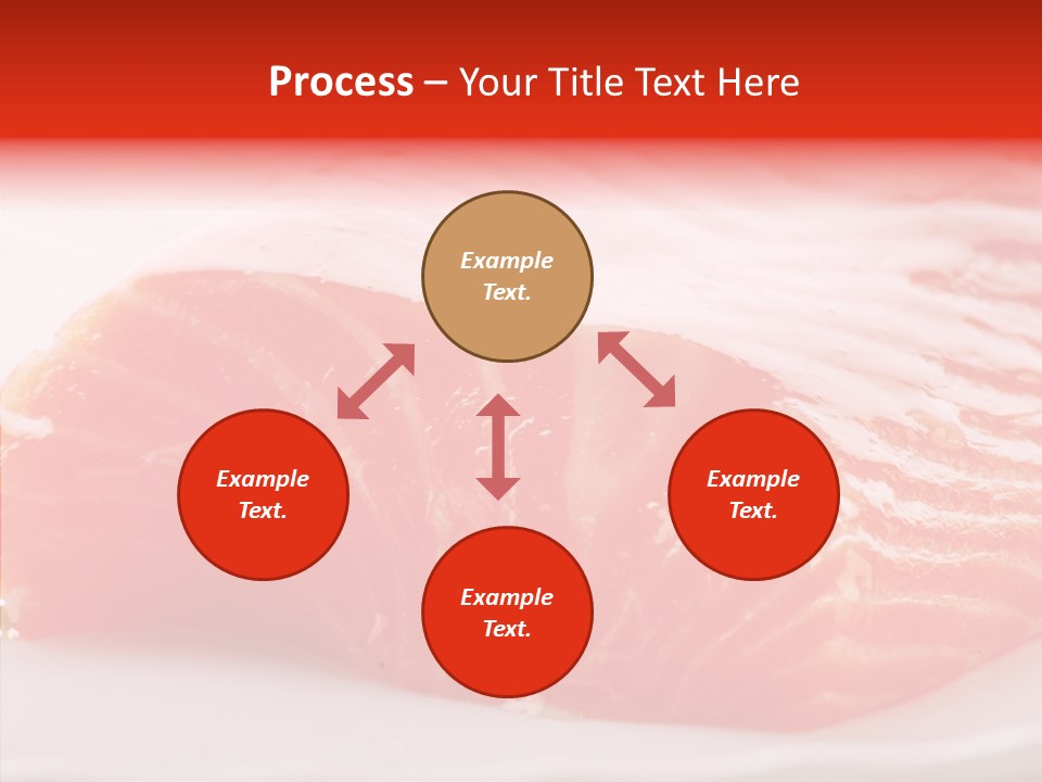 Kitchen Food Salmon PowerPoint Template
