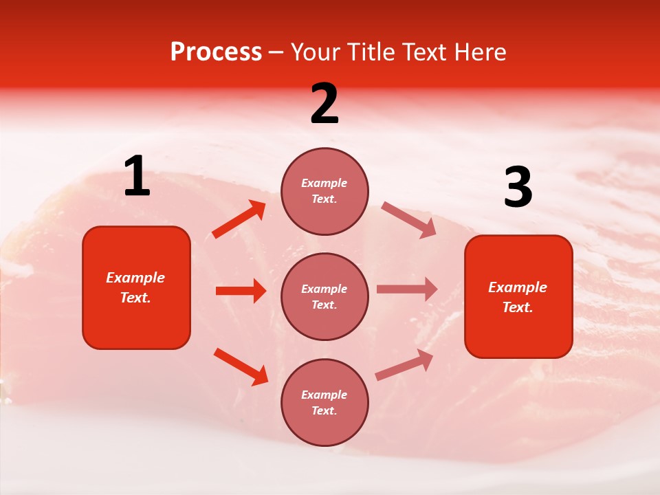 Kitchen Food Salmon PowerPoint Template