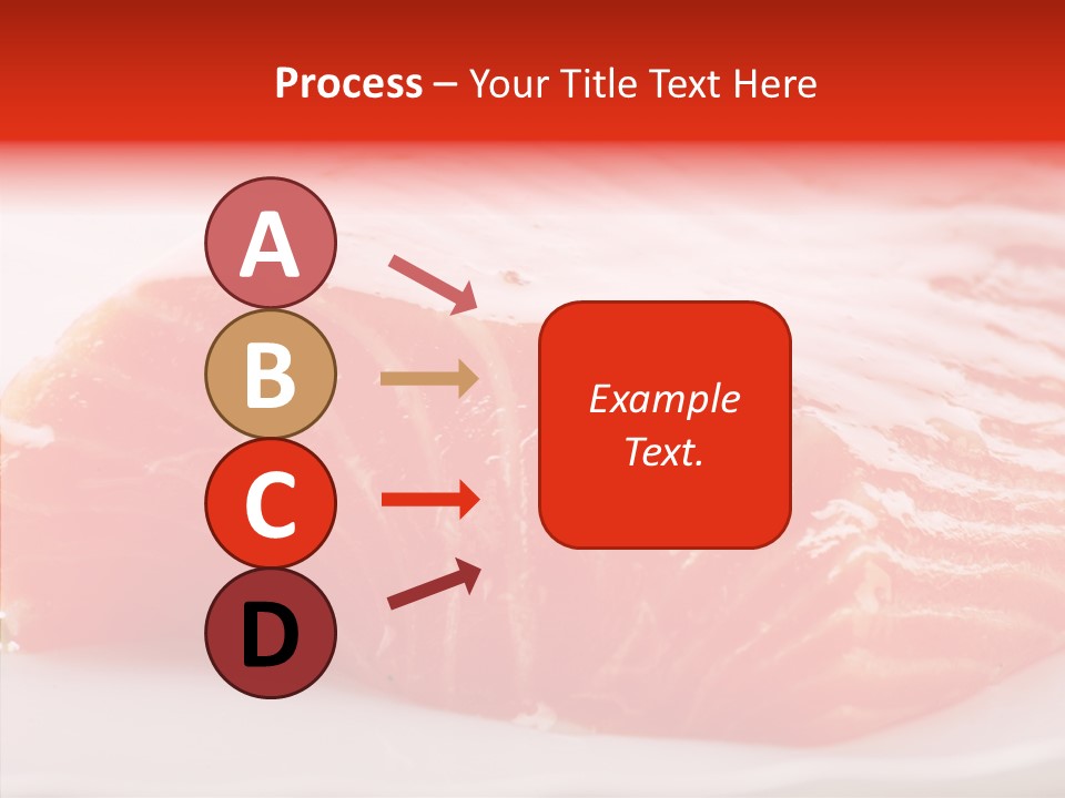 Kitchen Food Salmon PowerPoint Template