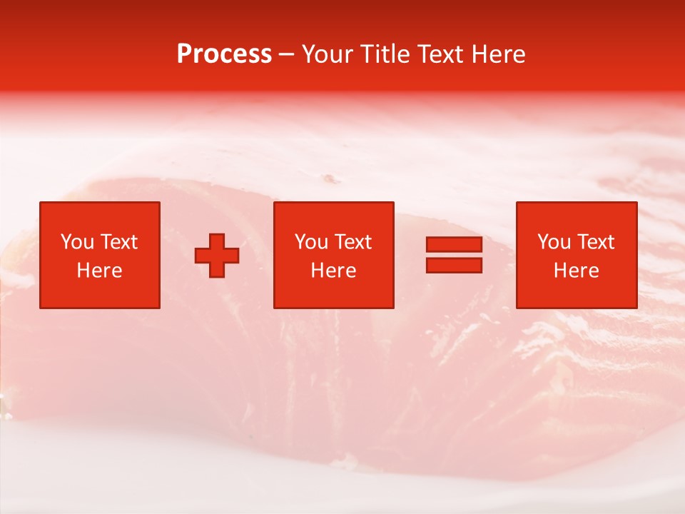 Kitchen Food Salmon PowerPoint Template
