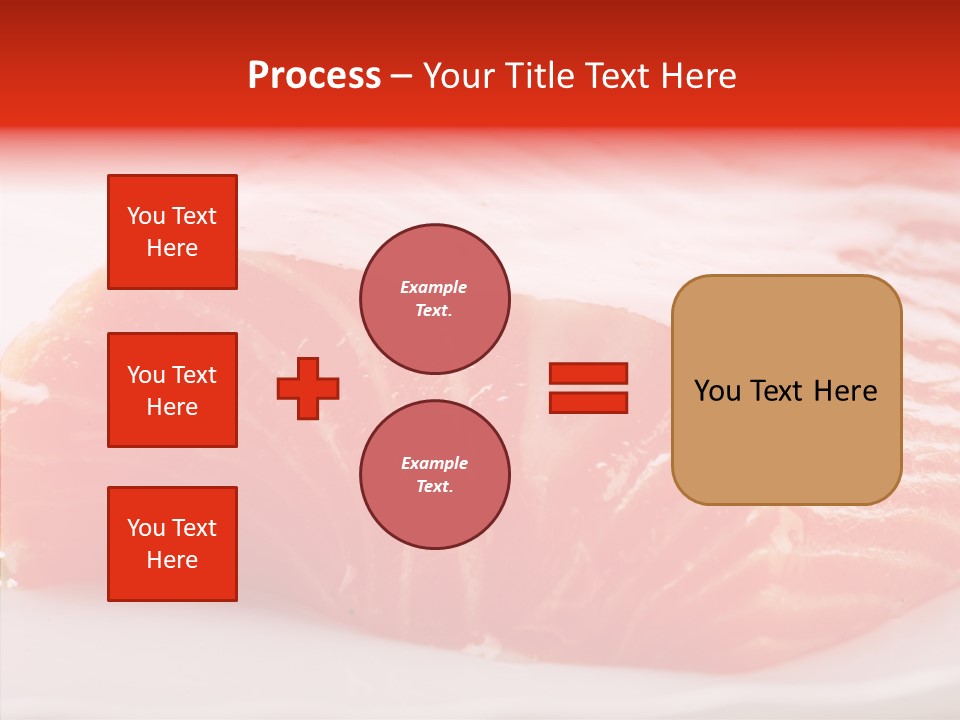 Kitchen Food Salmon PowerPoint Template