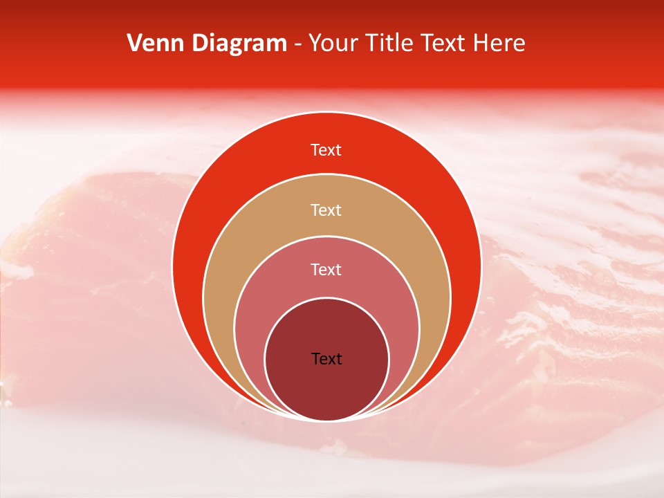 Kitchen Food Salmon PowerPoint Template