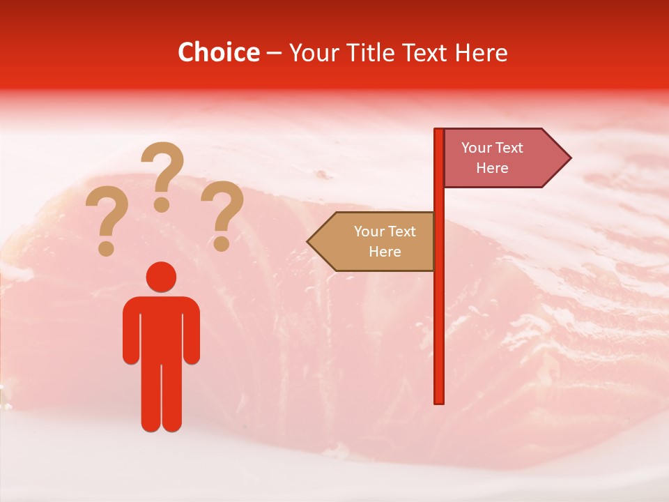 Kitchen Food Salmon PowerPoint Template