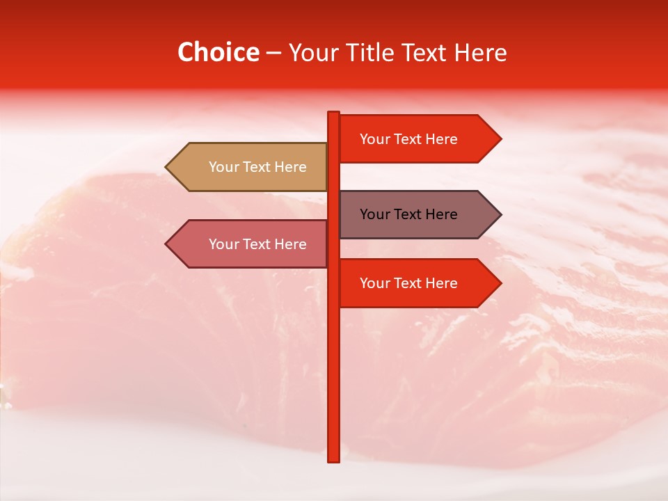 Kitchen Food Salmon PowerPoint Template