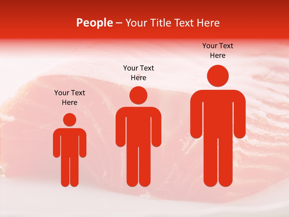 Kitchen Food Salmon PowerPoint Template