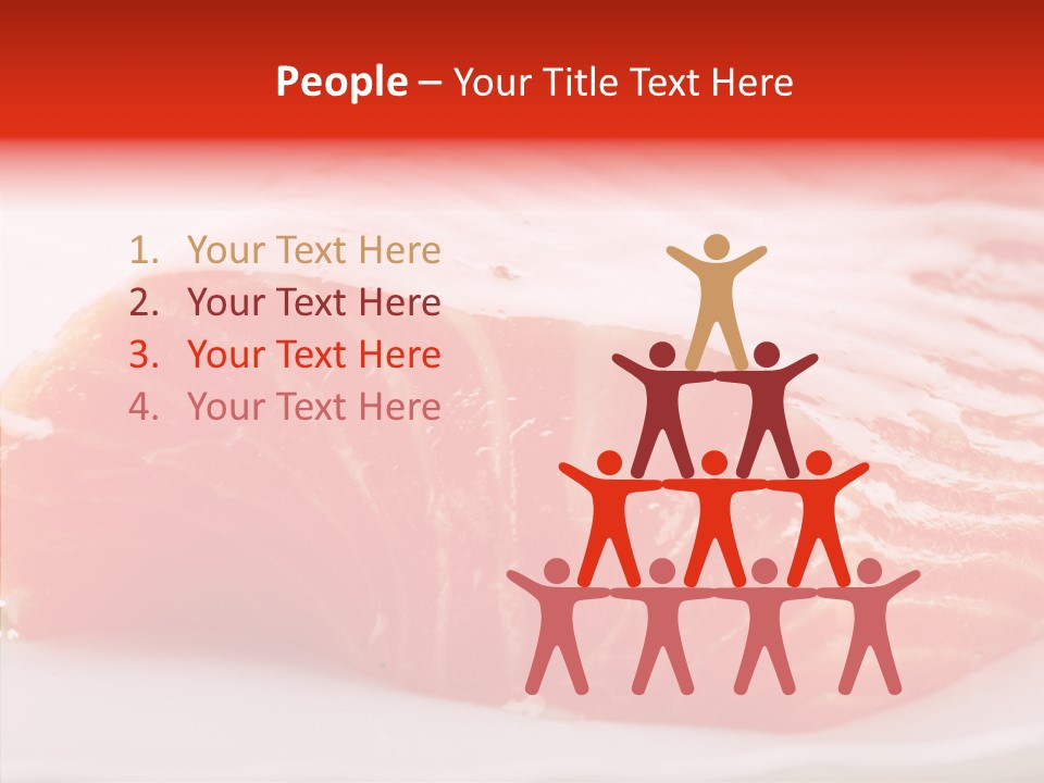 Kitchen Food Salmon PowerPoint Template