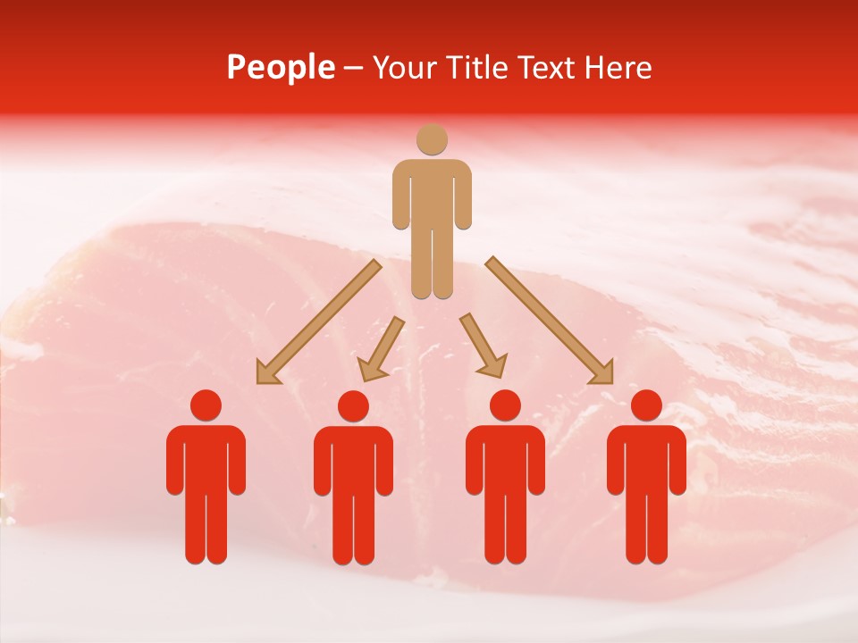 Kitchen Food Salmon PowerPoint Template