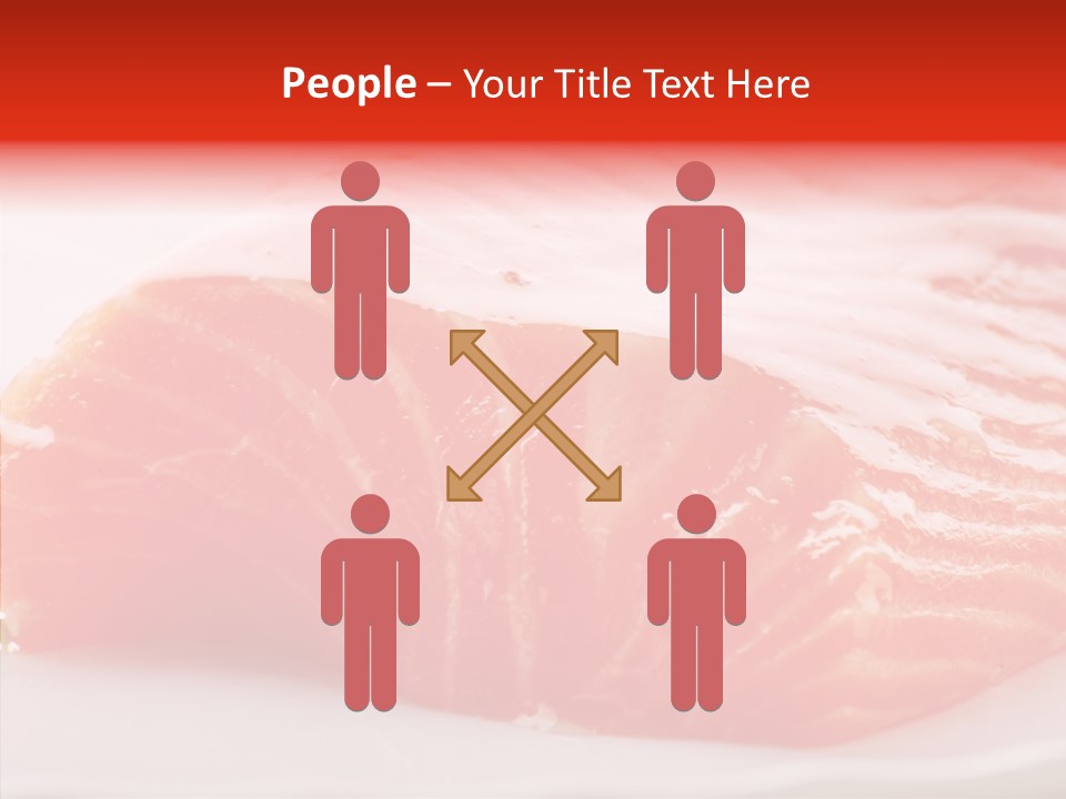 Kitchen Food Salmon PowerPoint Template