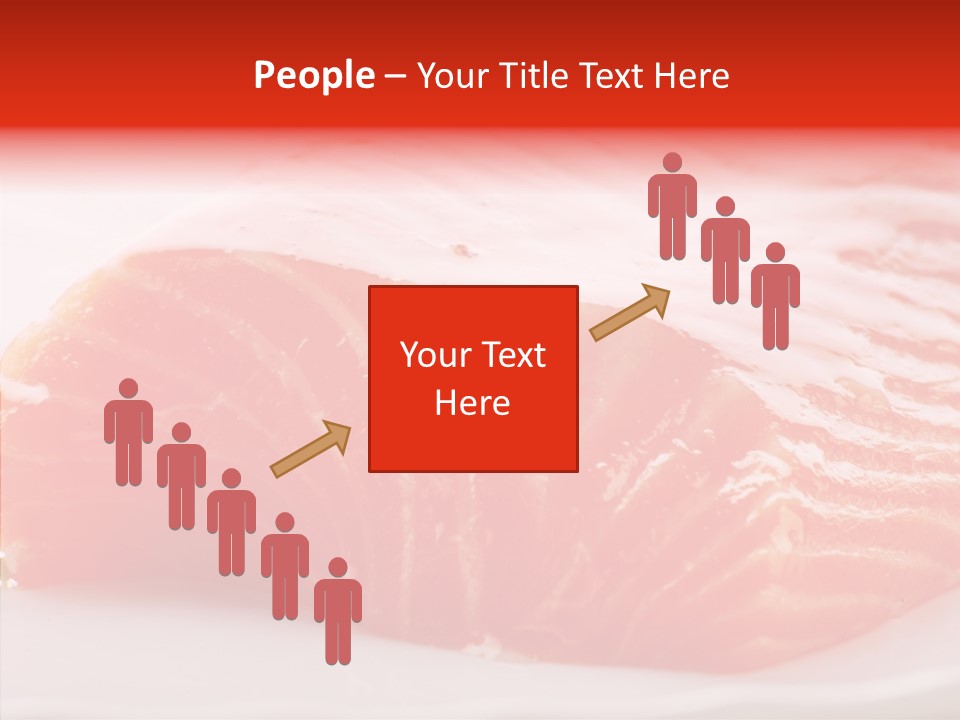 Kitchen Food Salmon PowerPoint Template