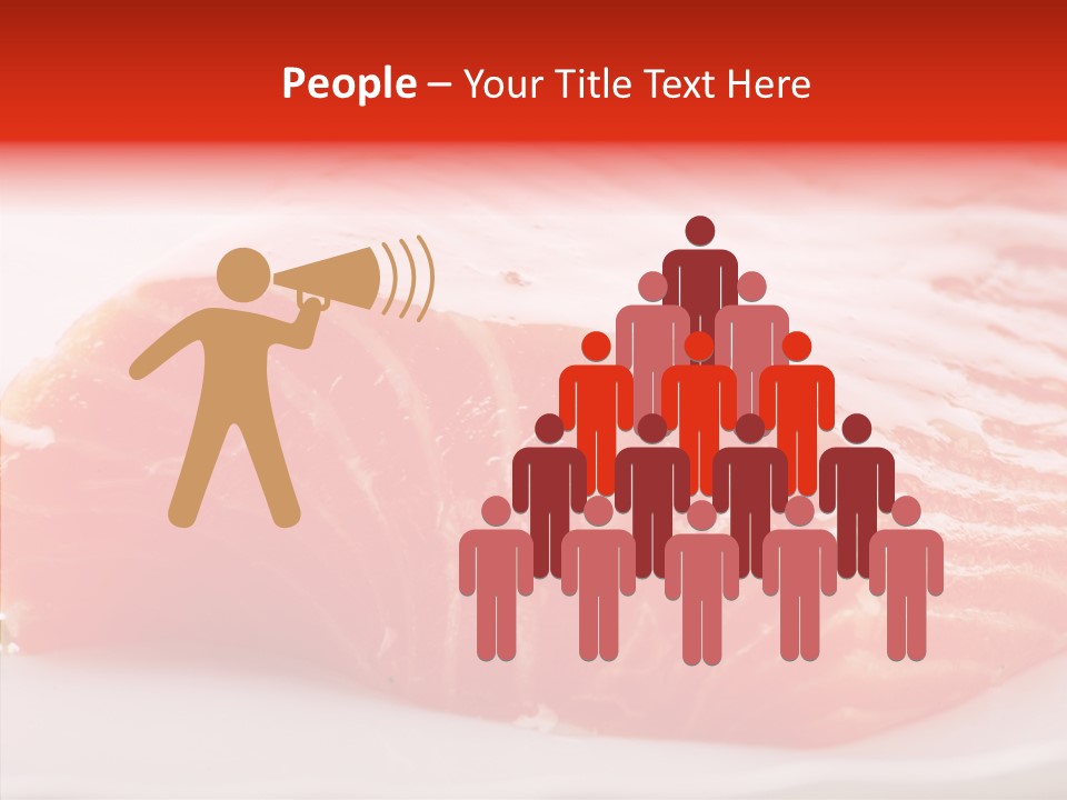 Kitchen Food Salmon PowerPoint Template