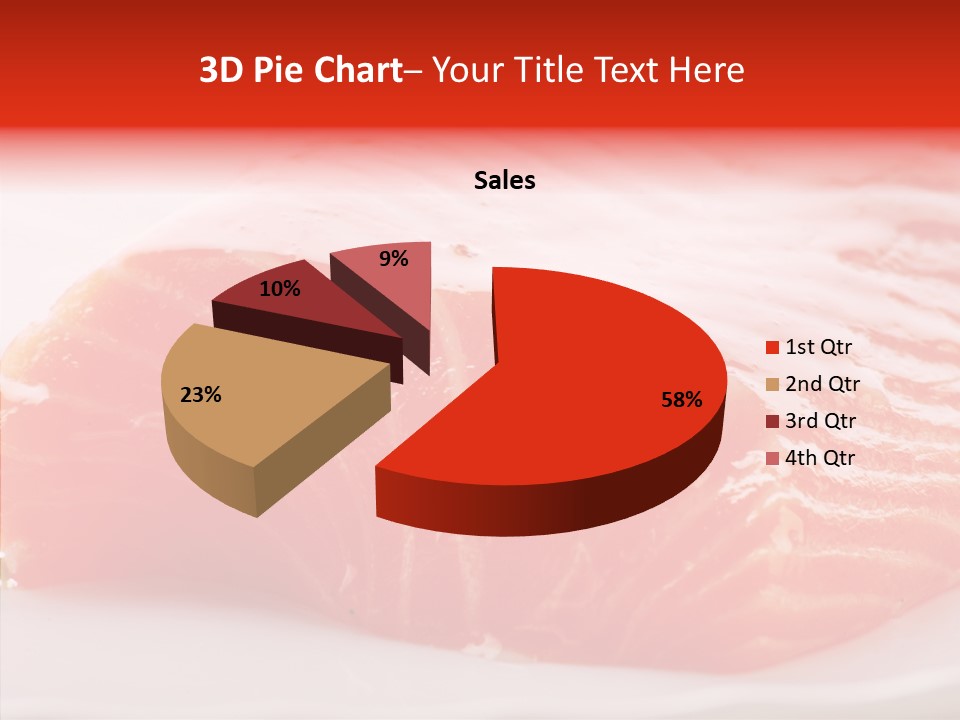 Kitchen Food Salmon PowerPoint Template