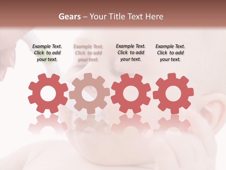 Infant Tasty Mother PowerPoint Template