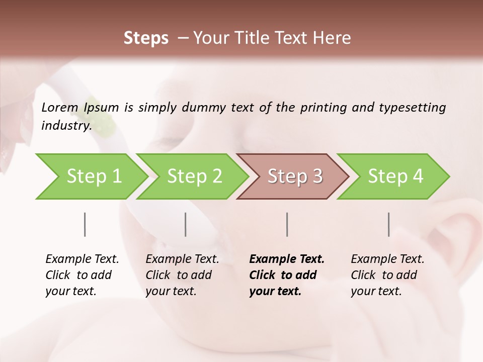 Infant Tasty Mother PowerPoint Template