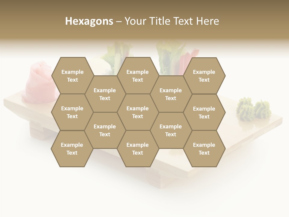 Tuna Cooked Sushi PowerPoint Template