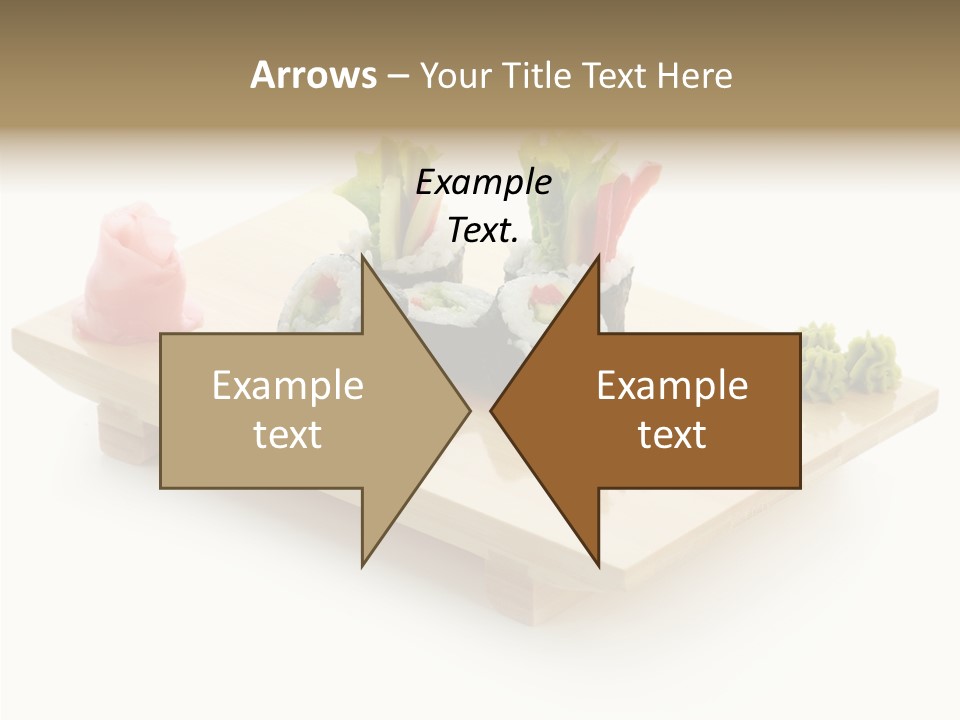 Tuna Cooked Sushi PowerPoint Template