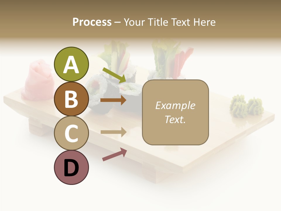 Tuna Cooked Sushi PowerPoint Template