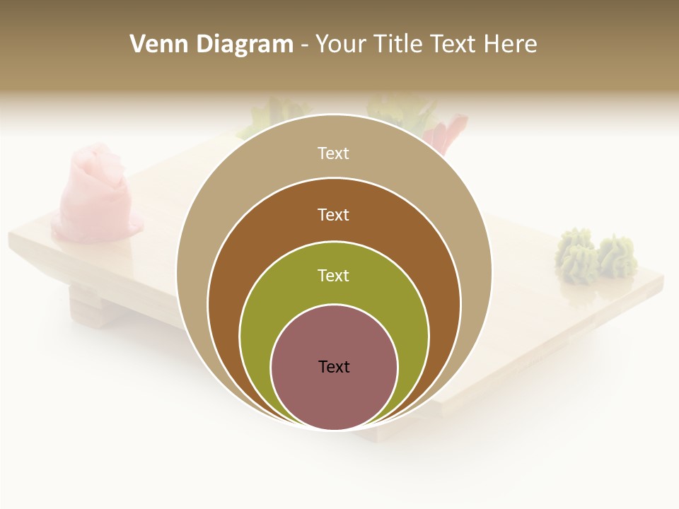 Tuna Cooked Sushi PowerPoint Template