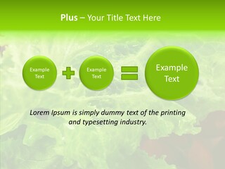 Food Combination Juicy PowerPoint Template