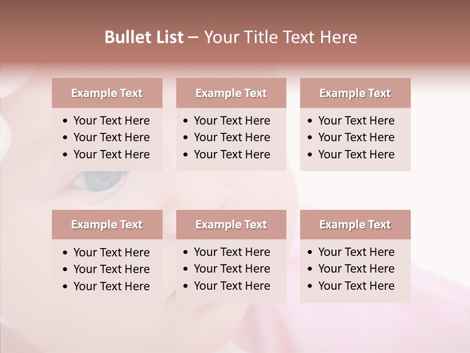 Precious Vitality Baby PowerPoint Template