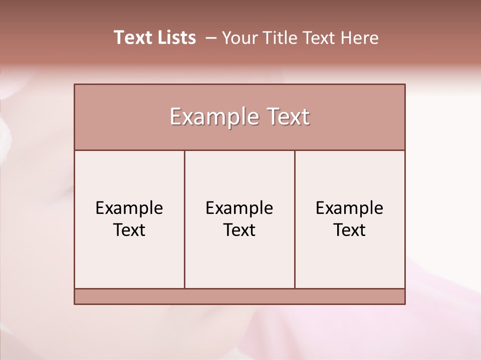 Precious Vitality Baby PowerPoint Template
