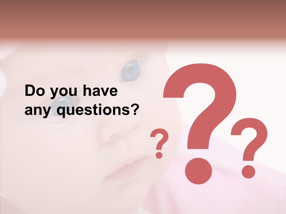 Precious Vitality Baby PowerPoint Template