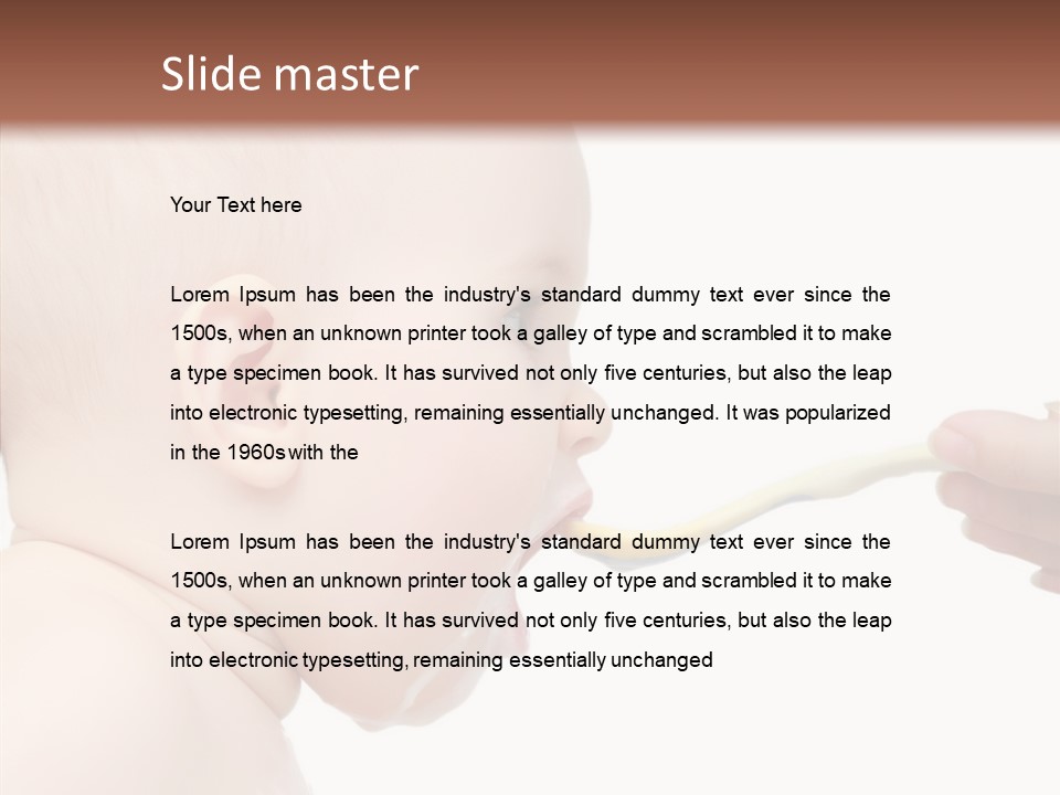 Mother Isolated Sweet PowerPoint Template