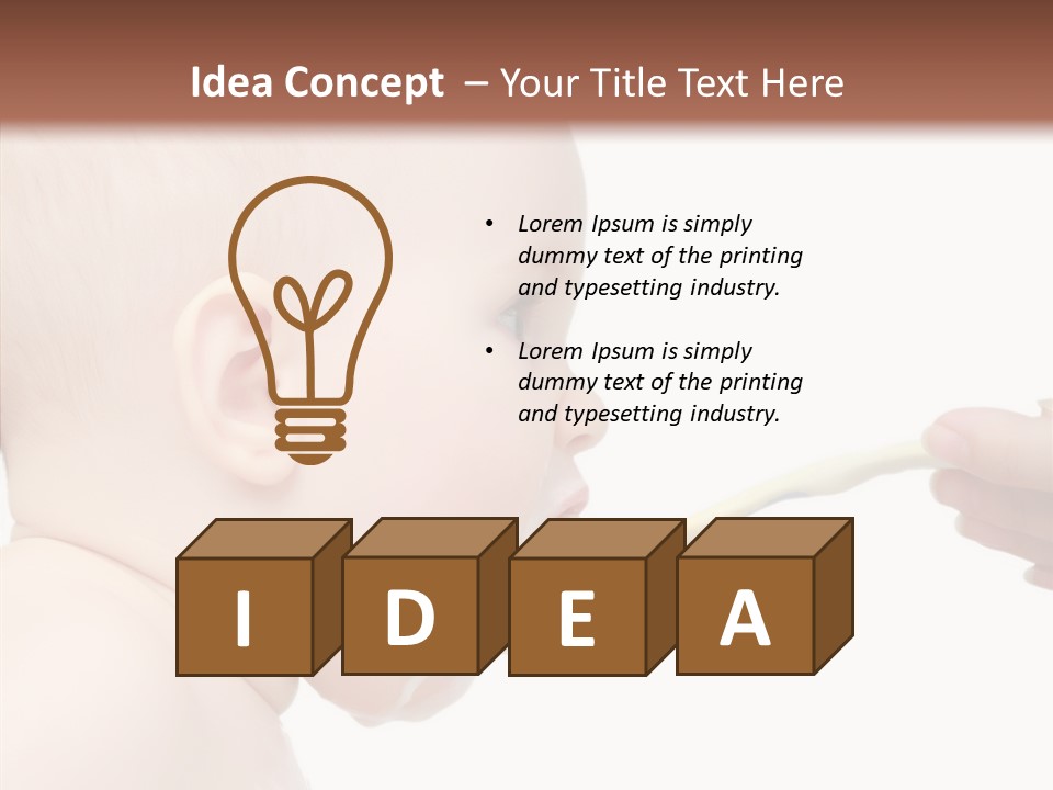 Mother Isolated Sweet PowerPoint Template