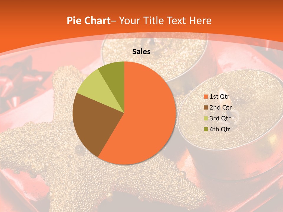 Gold Fire Year PowerPoint Template