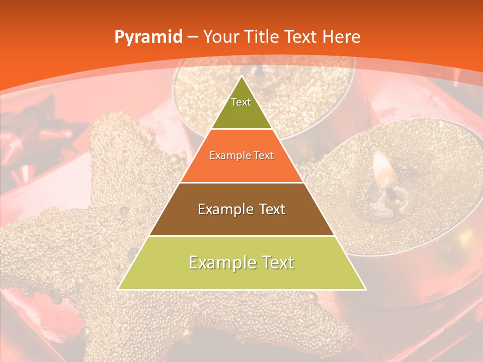 Gold Fire Year PowerPoint Template