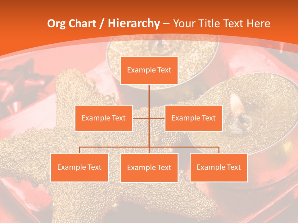 Gold Fire Year PowerPoint Template