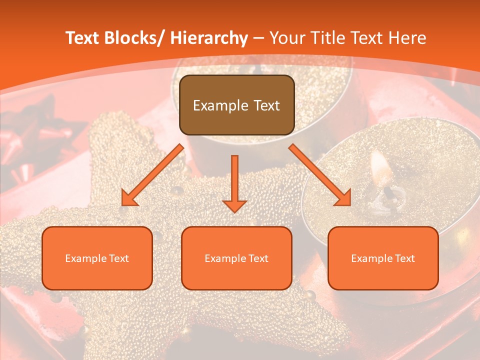 Gold Fire Year PowerPoint Template