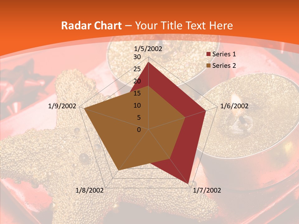 Gold Fire Year PowerPoint Template
