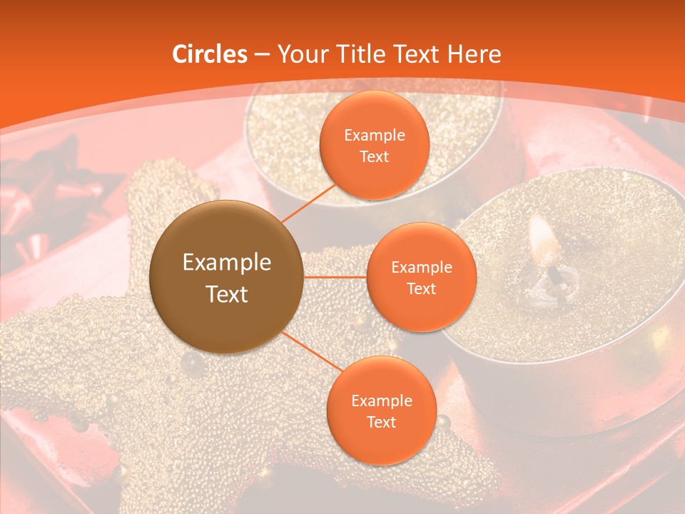 Gold Fire Year PowerPoint Template