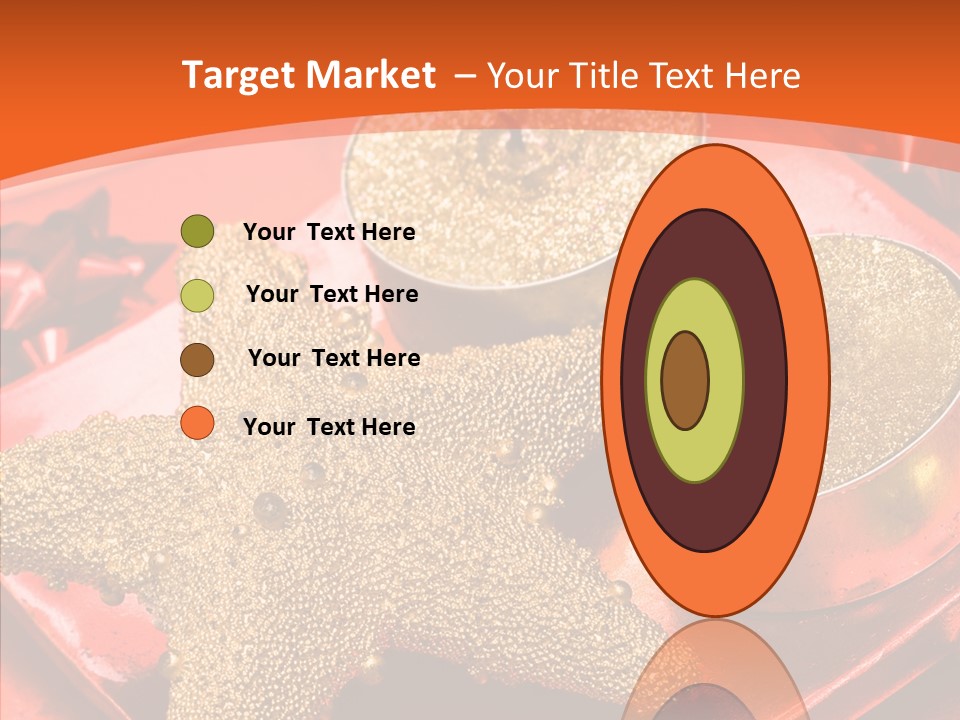 Gold Fire Year PowerPoint Template