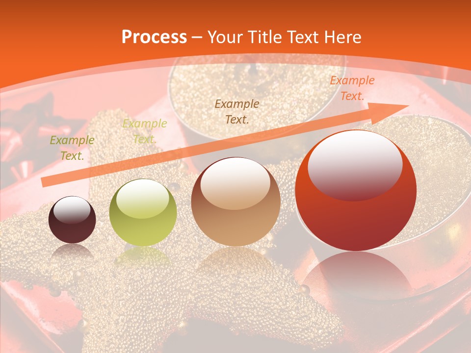 Gold Fire Year PowerPoint Template