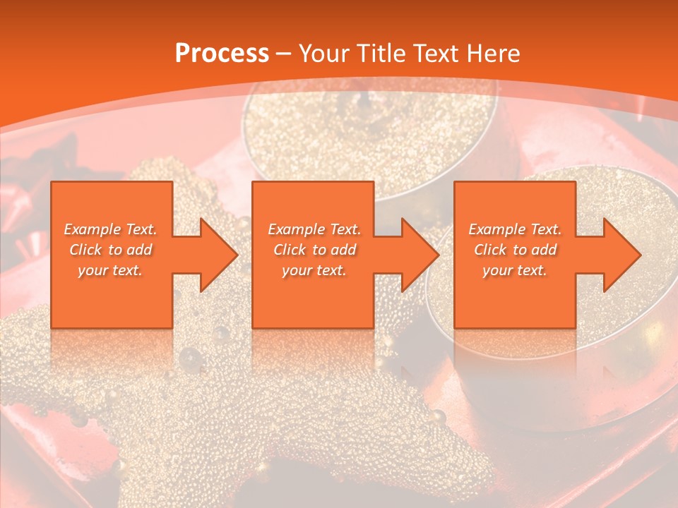 Gold Fire Year PowerPoint Template