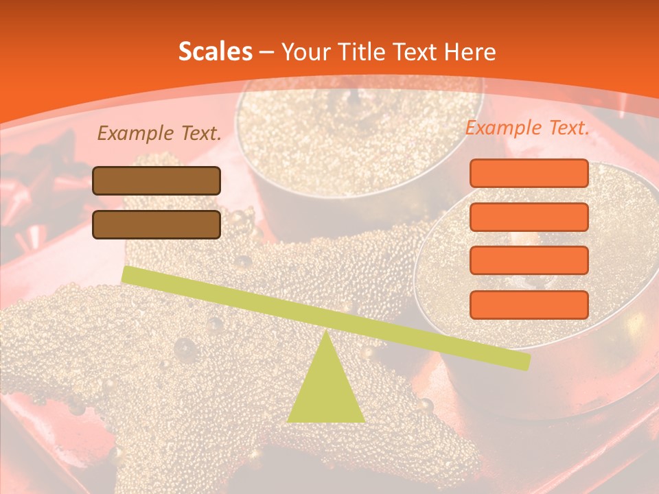 Gold Fire Year PowerPoint Template